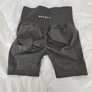 Grey Naturyl Workout Shorts
